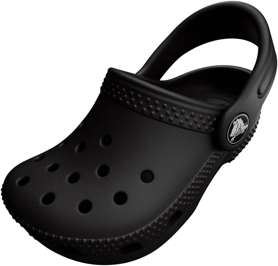 Crocs Unisex Kid's Classic Clog K Clogs, Black, J3 UK: Amazon.co.uk: Fashion