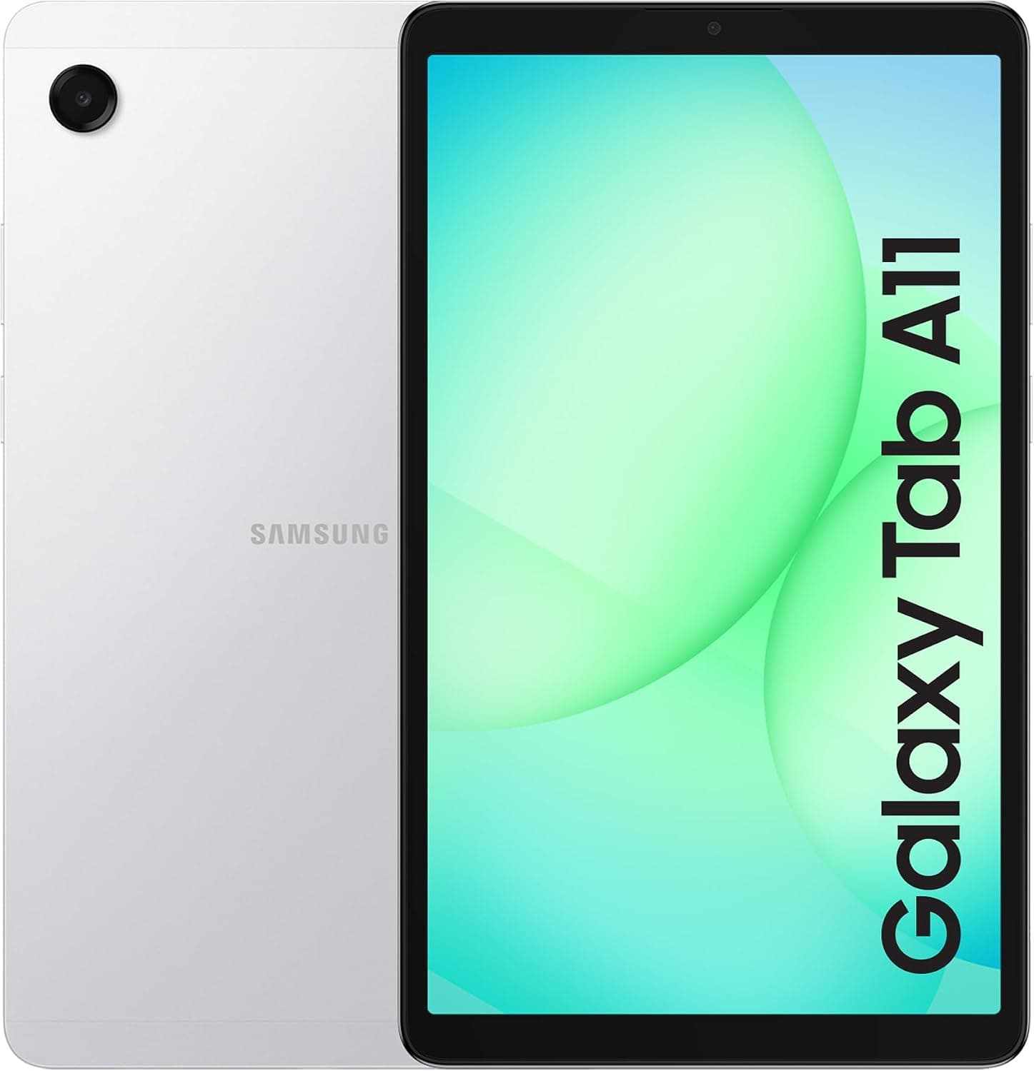 Samsung Galaxy Tab A11, Android Tablet, Sleek Design, 8.7'' Clear Display, 90Hz Smooth Motion, 64GB Storage, 4GB Memory, Dolby Dual Speakers, Silver, 3 Year Extended Warranty (UK Version)