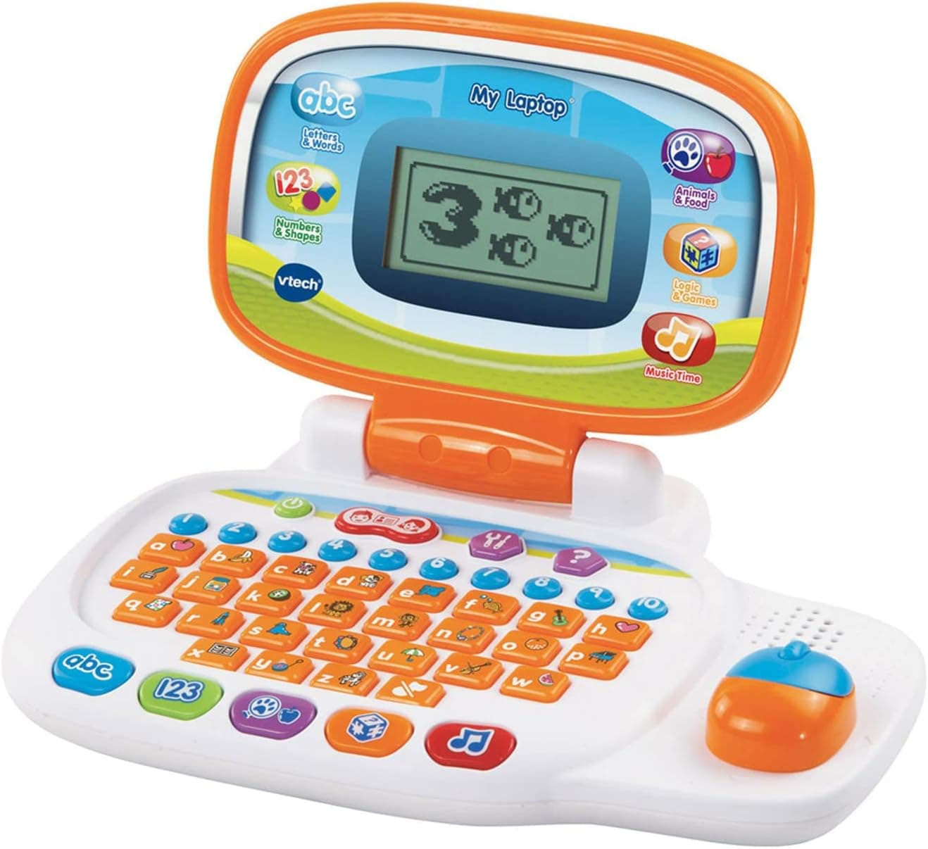 Vtech My Laptop, English | Preschool laptop with 4-way mouse, 30 learning activities and customisation across key early skills. Ages 3-6