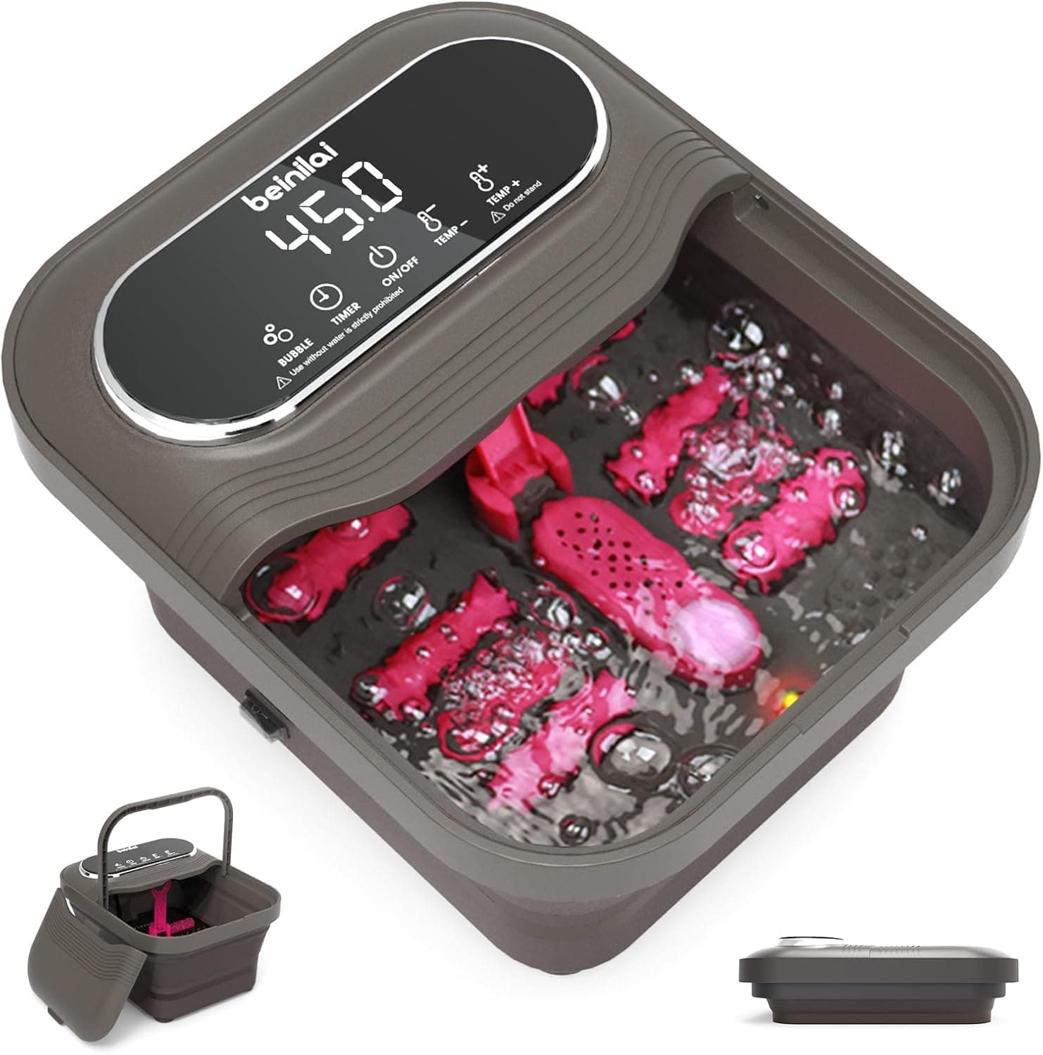 Beinilai Collapsible Foot Spa and Massager