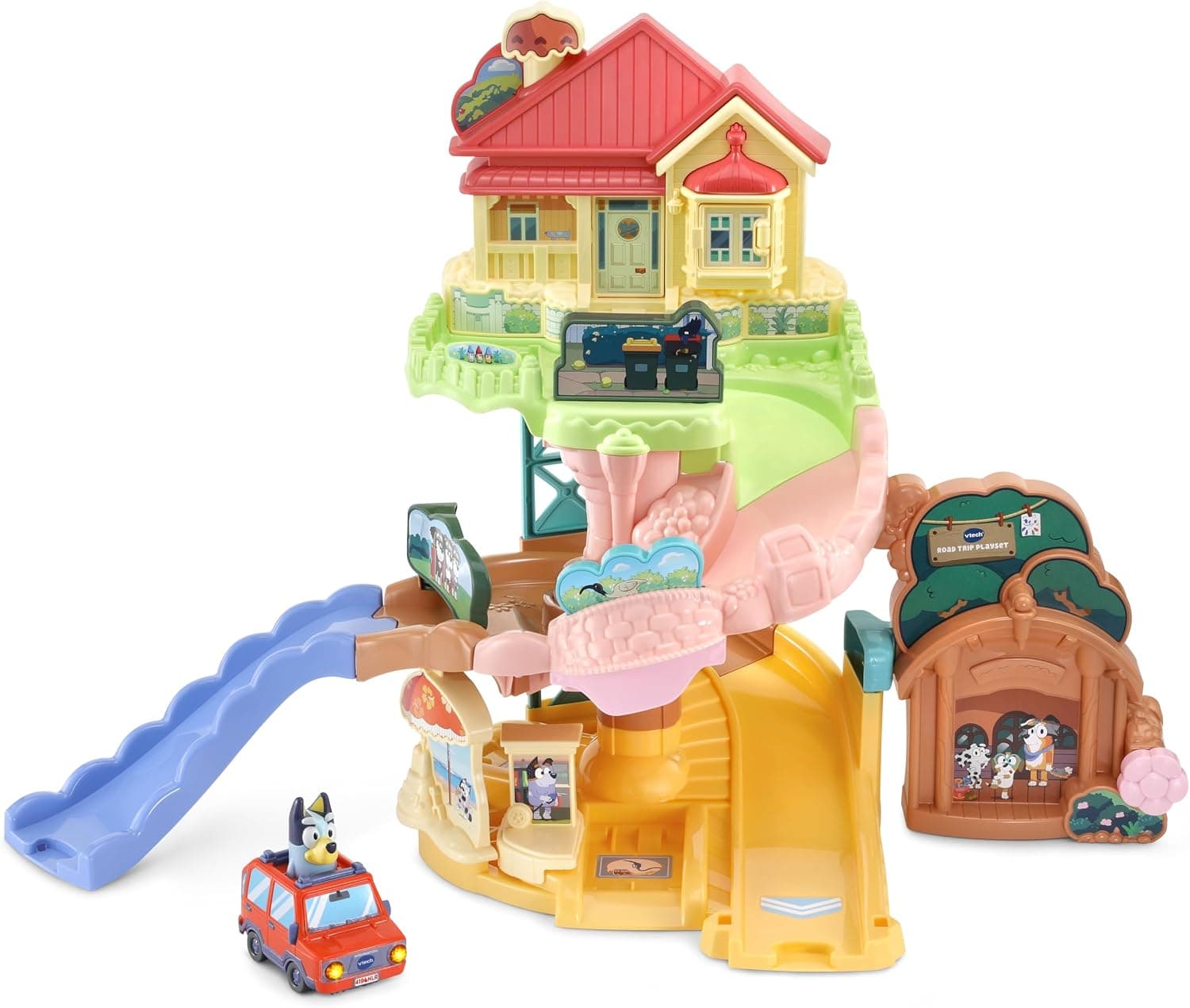 VTech Toot-Toot Drivers Bluey: Road Trip Play Set