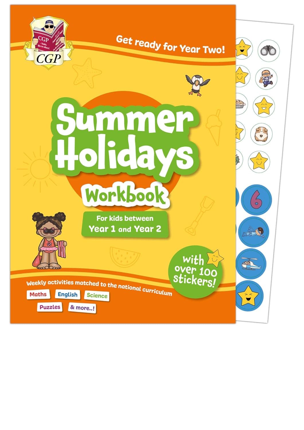 CGP Summer Holidays Activity Workbook - for kids between Year 1 and Year 2 (ages 5-6) (CGP Holiday Workbooks) : CGP Books, CGP Books: Amazon.co.uk: Books