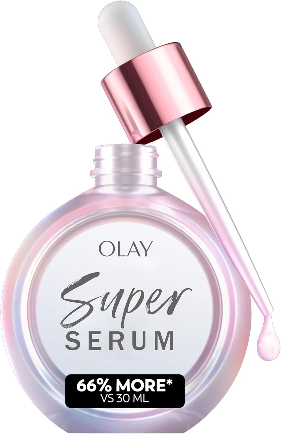 Olay Super Serum 5-in-1 Benefits, Hydrating Face Serum 50ml. With Vitamin C, Niacinamide, Collagen Peptides &amp; Vitamin E. Glowing, Firmer and Smoother Skin. Lightweight Formula