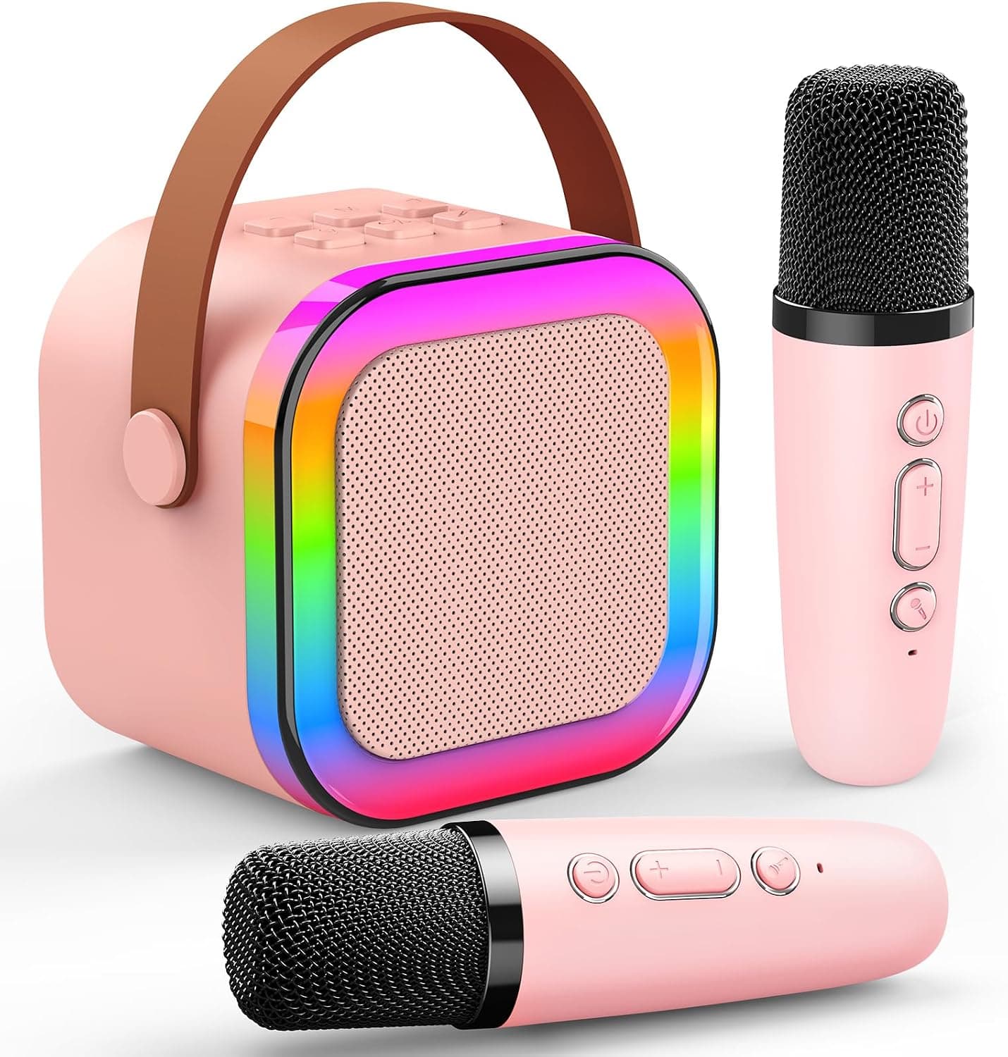 Dislocati Karaoke Machine 2 Microphones, Birthday Gifts for Girls Toys Age 3-15 Year Old Girl Gift Kids Microphone Toys for 3-12 Year Old Girls Birthday Presents Teenage: Amazon.co.uk: Toys &amp; Games