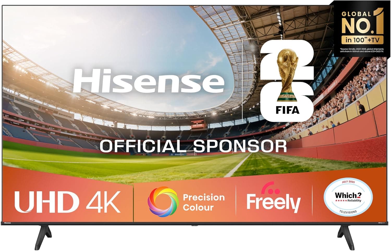 Hisense 43E6QTUK 43" 4K Smart TV